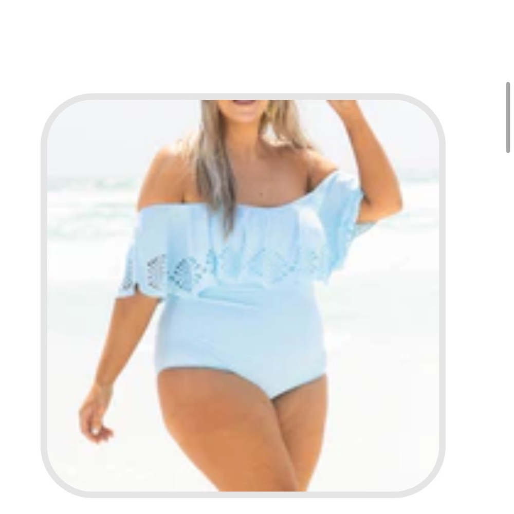 Sunrise And Shine Swimsuit, Cornflower Blue